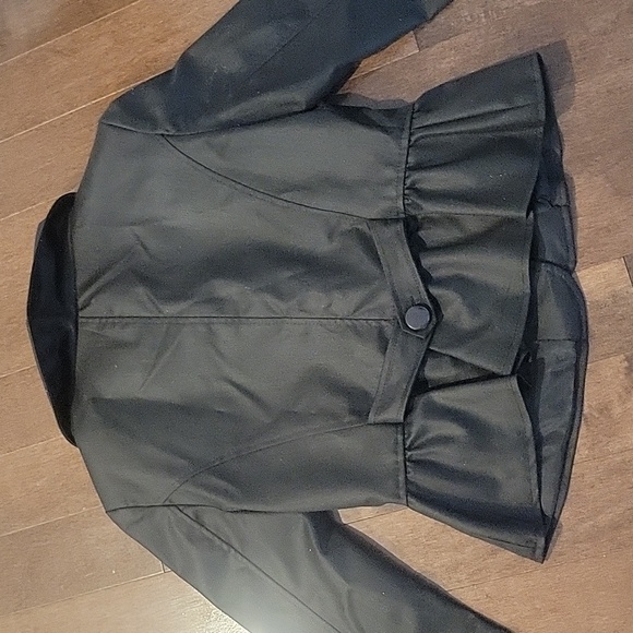 RINASCIMENTO- rhinestones cropped blazer - Picture 4 of 4